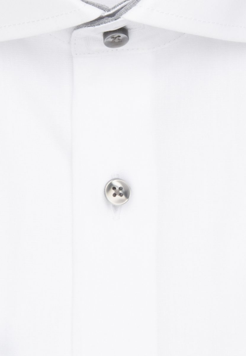 Slim Fit Business Hemd Haifischkragen
