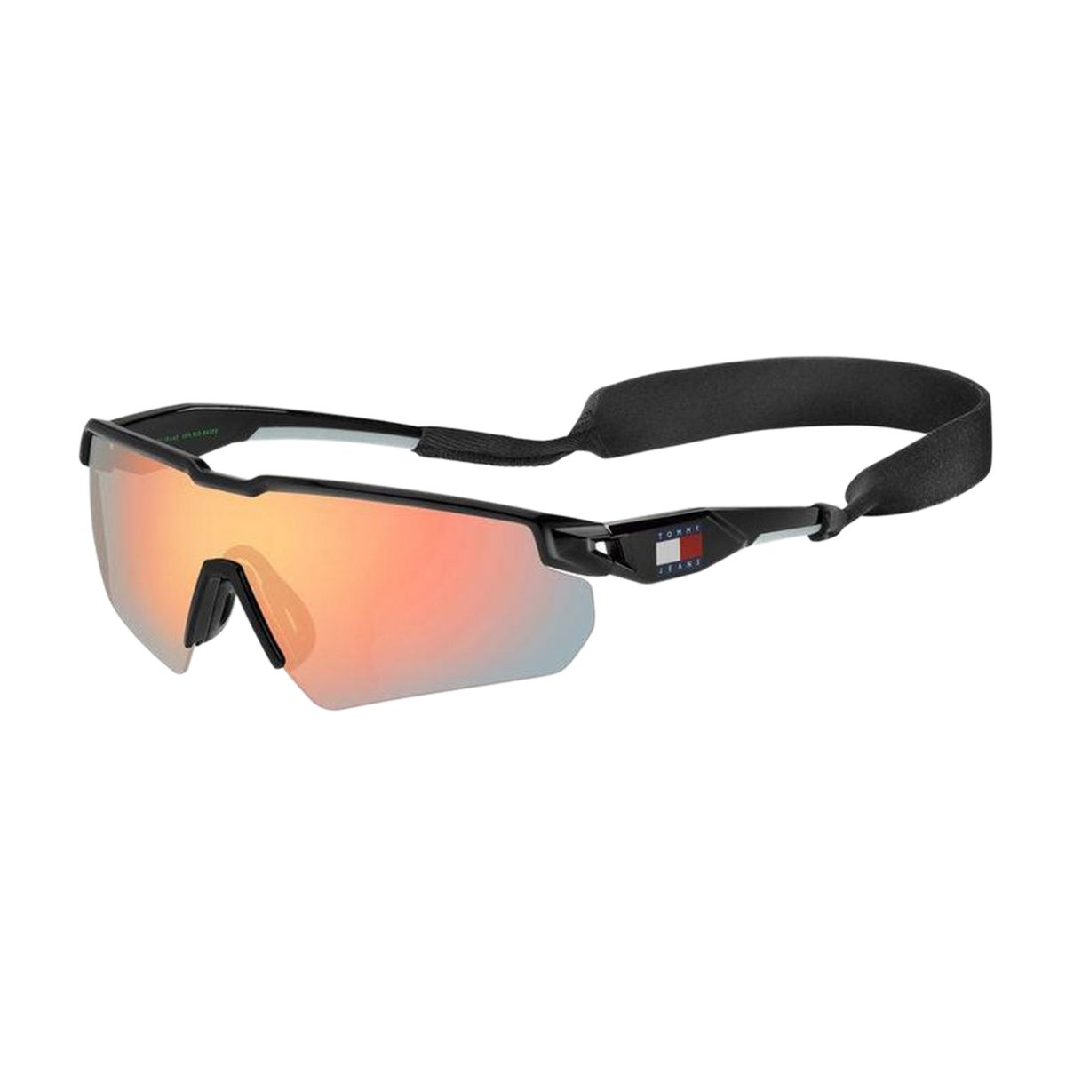 Sportliche Shield Sonnenbrille mit Band