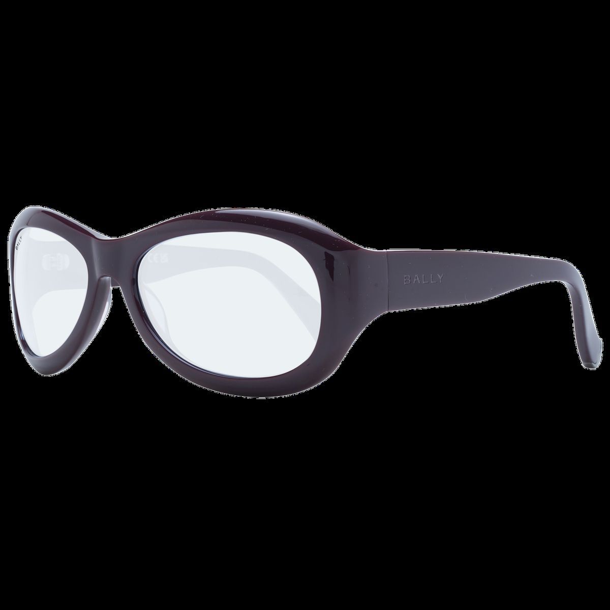 Ovale Vollrandbrille in Lila