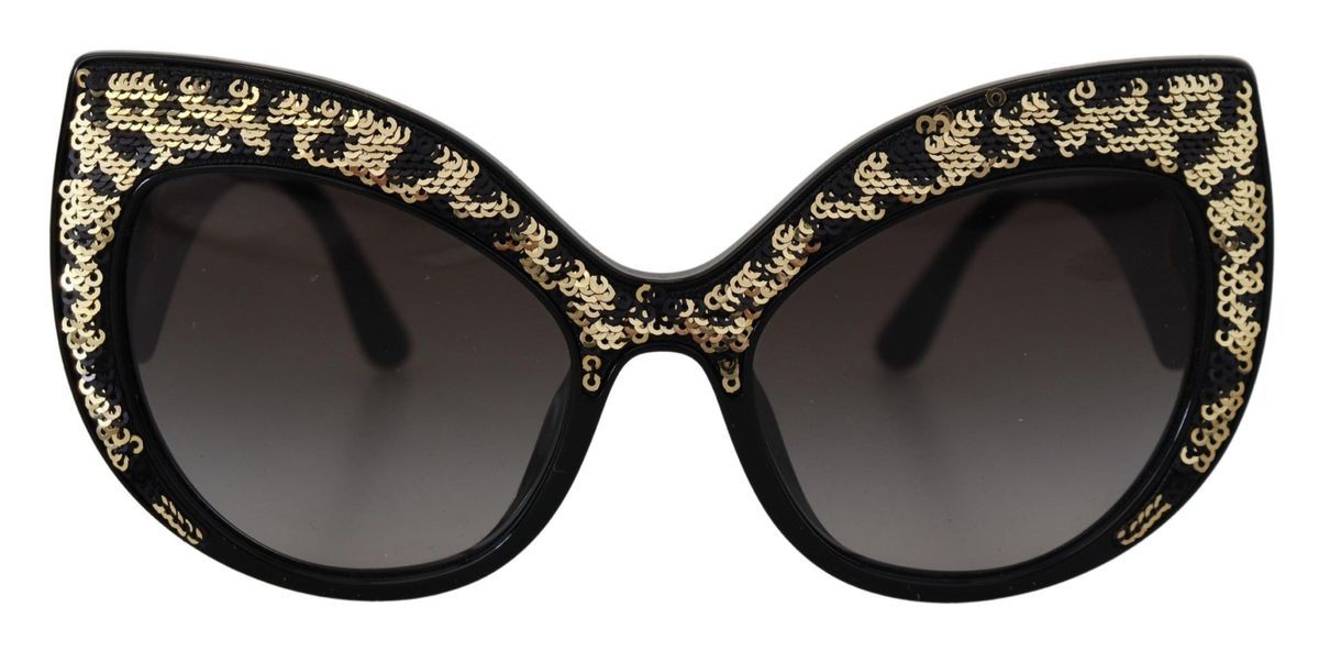 Cat-Eye-Sonnenbrille mit Pailletten