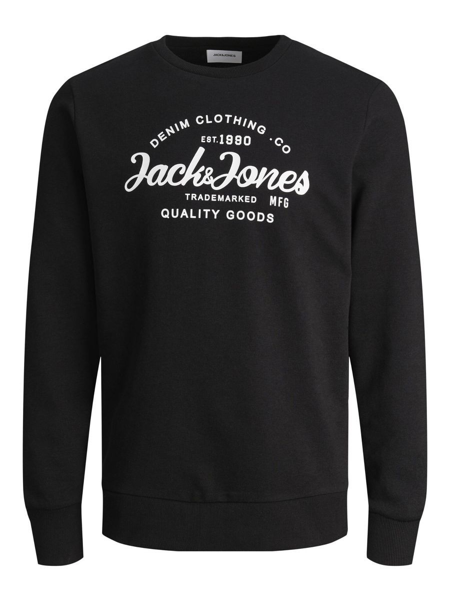 Klassisches Sweatshirt mit Rundhalsausschnitt und Logo