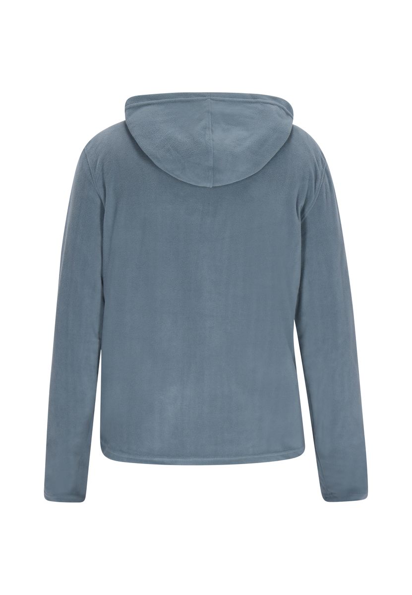 Klassischer Fleece-Hoodie mit Reißverschluss
