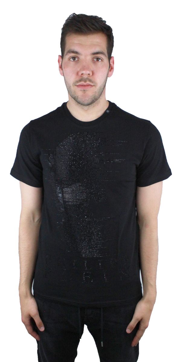 T-Shirt mit Totenkopf-Grafikprint