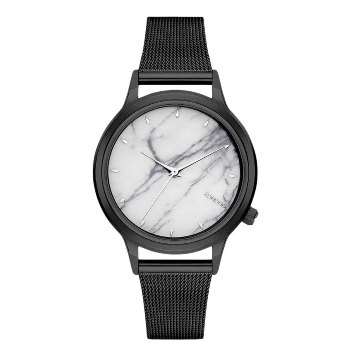 Minimalistische Uhr mit Marmor-Zifferblatt