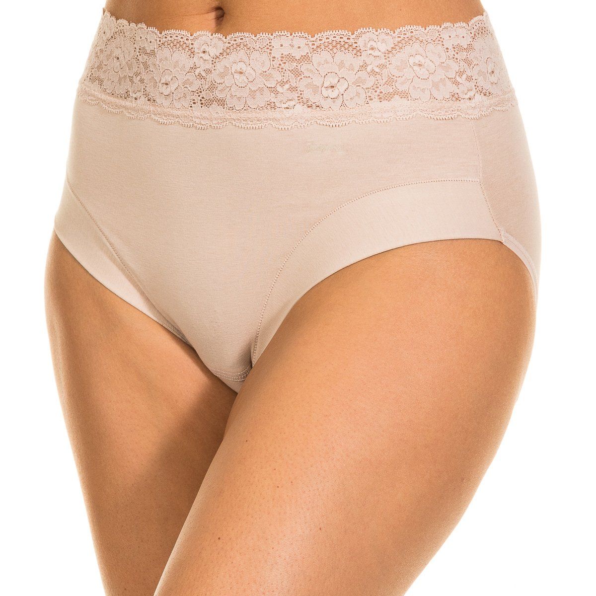 Bequeme, hoch taillierte Baumwollslips