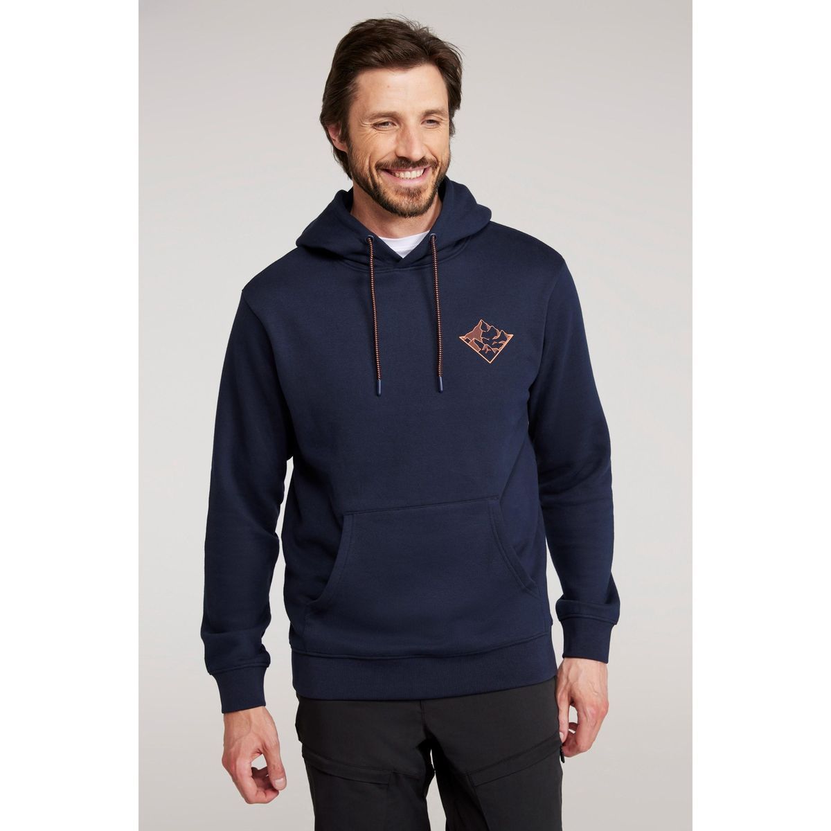 Herren Fleece-Pullover-Hoodie