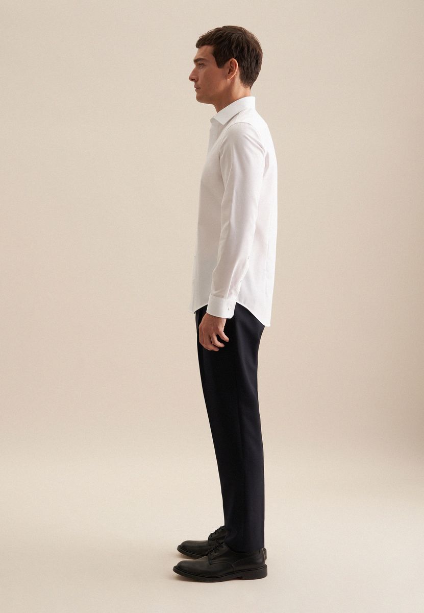 Klassisches weißes Businesshemd X-Slim Fit