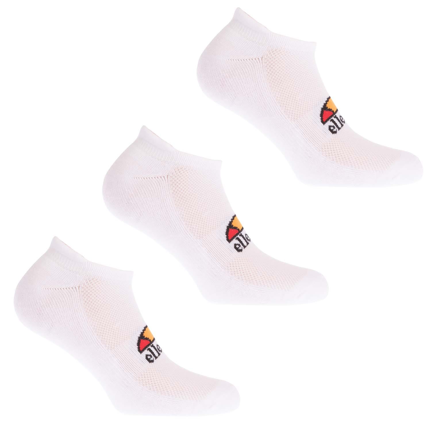 Weiße Sneakersocken 3er-Pack