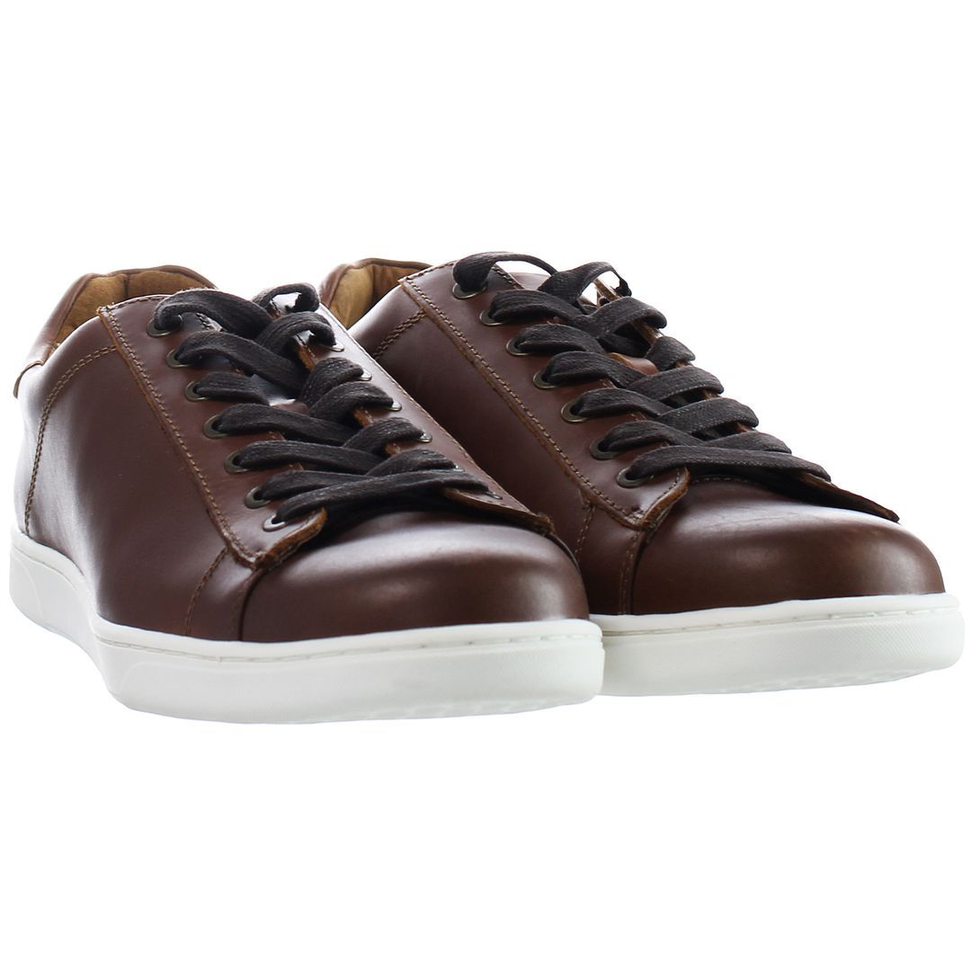 Minimalistische Glattleder Sneaker