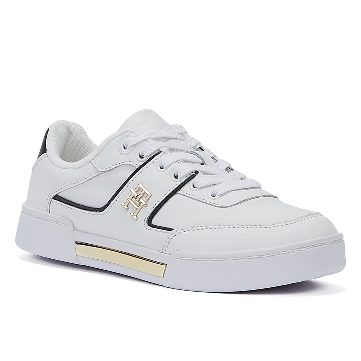 Schicke Leder Court-Sneaker