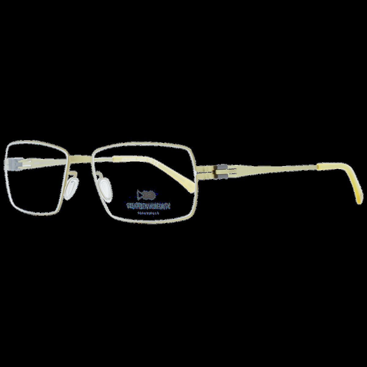 Rechteckige Vollrand-Metallbrille
