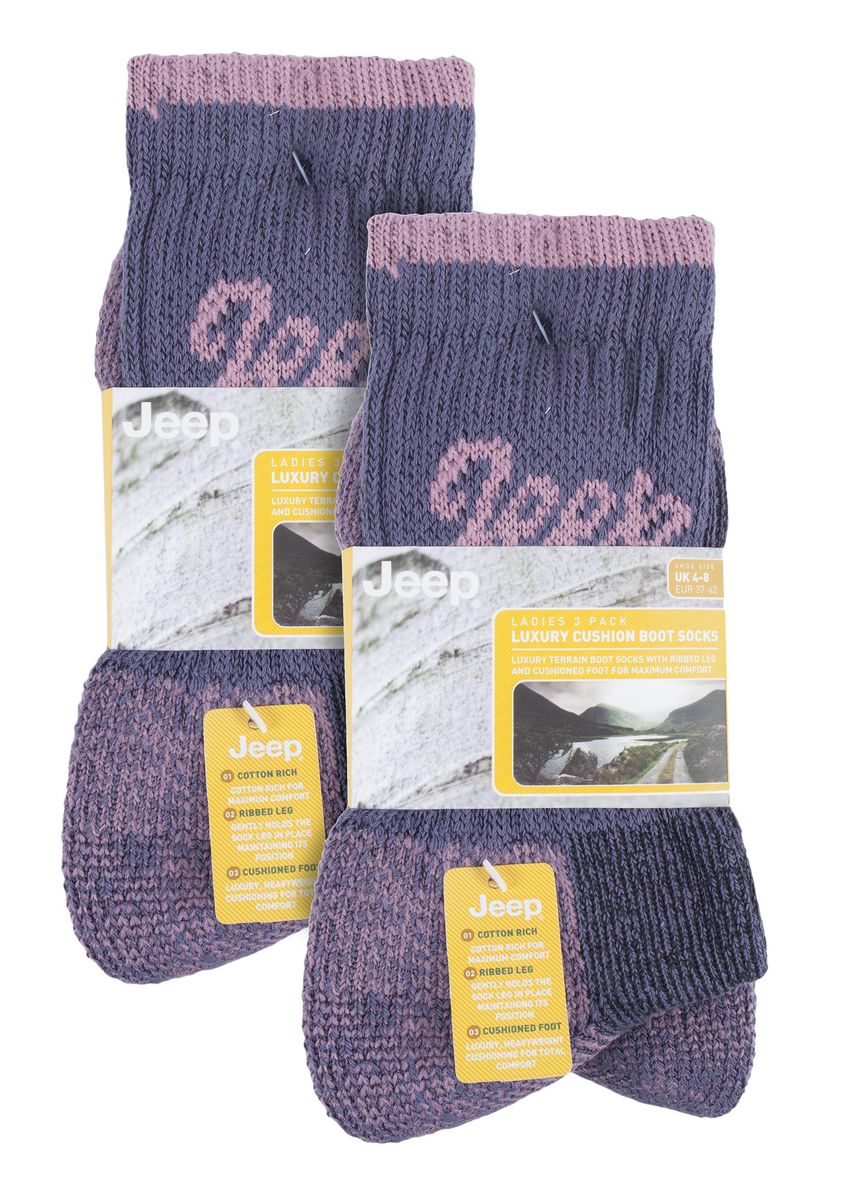 Gepolsterte Wandersocken aus Baumwollmischung