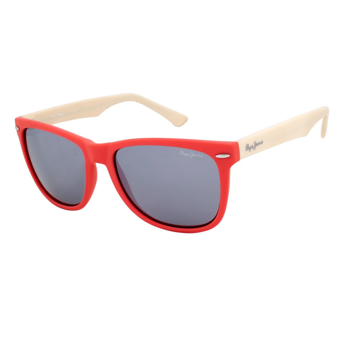Retro-inspirierte Sonnenbrille mit Akzent-Bügeln
