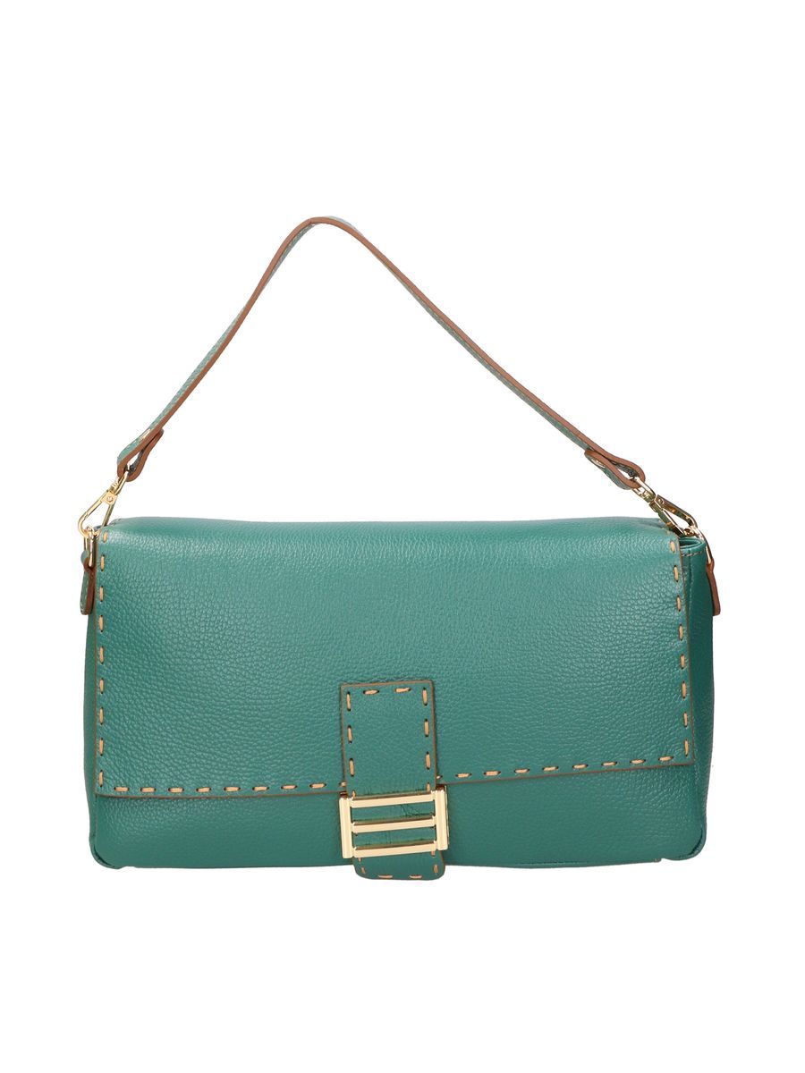 Ledertasche mit Schnallendetail