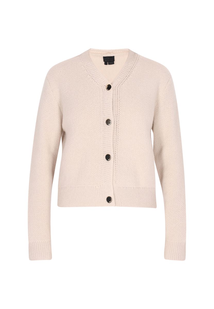 Kurze Strickjacke mit Knöpfen