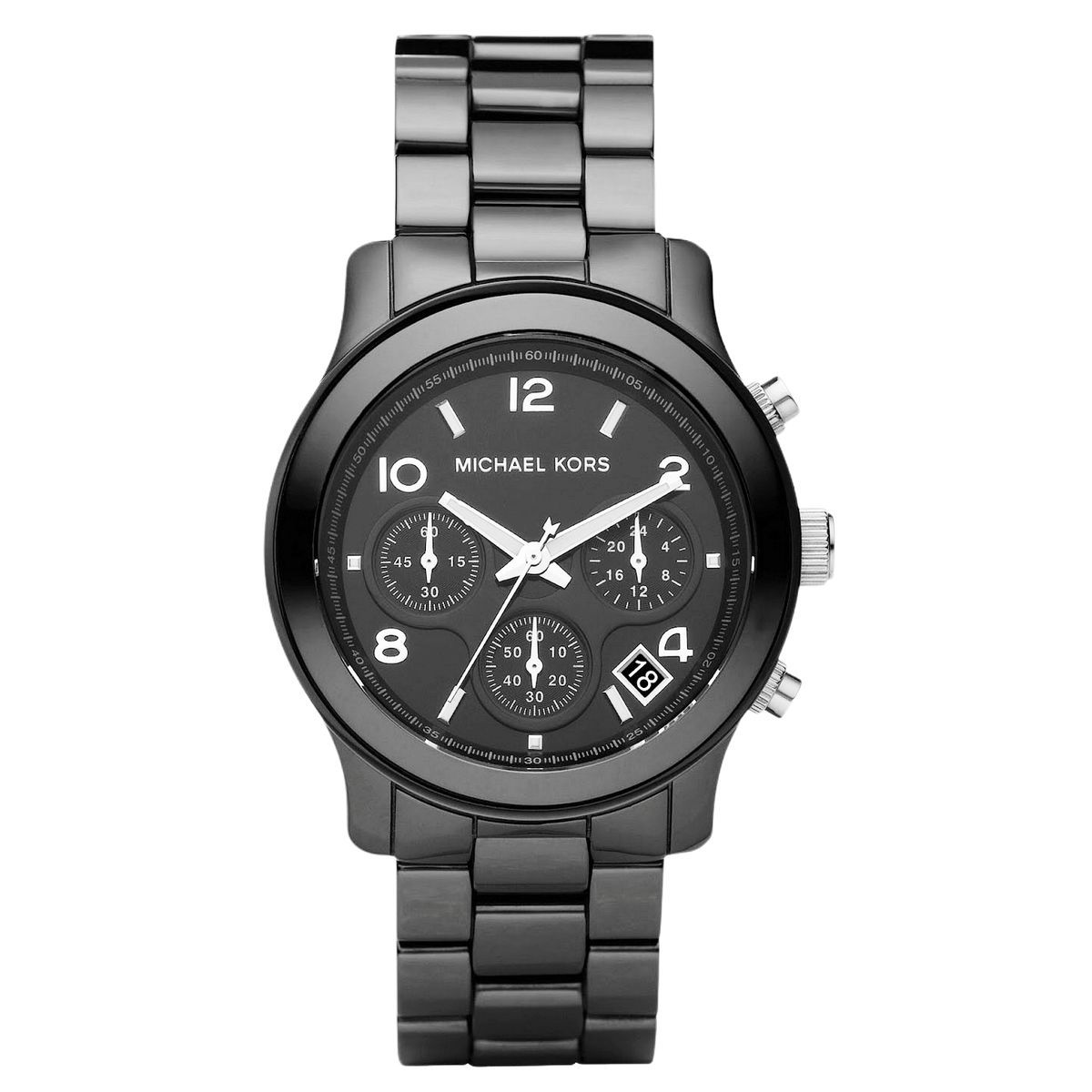 Unisex Chronographenuhr mit Keramikband