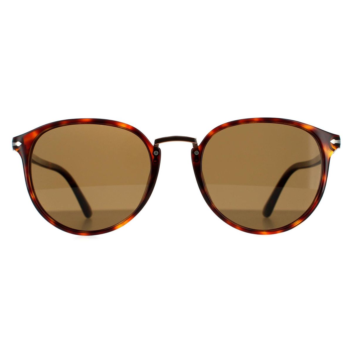 Runde Havanna Braune Polarisierte Sonnenbrille