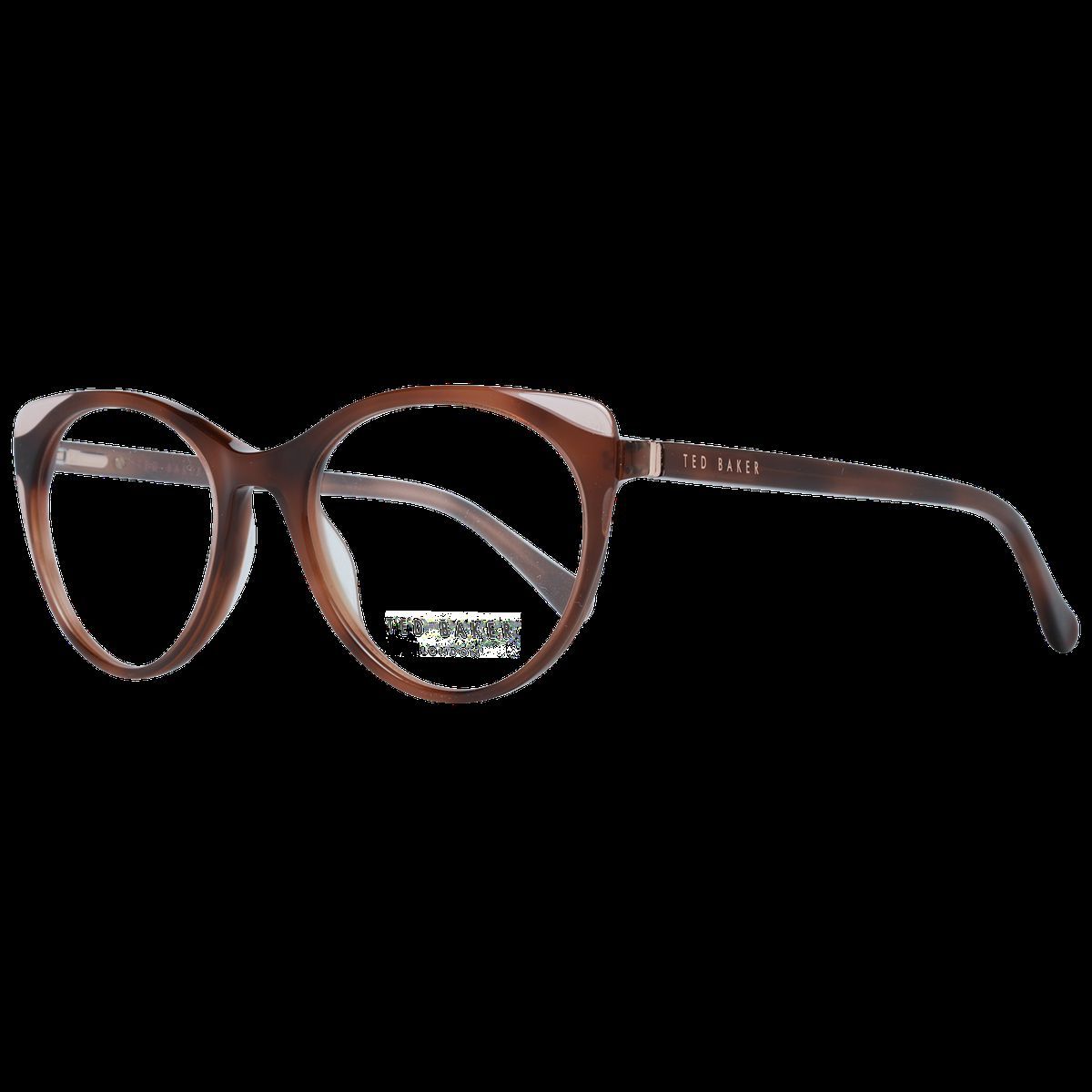 Runde Acetat-Brille in Braun