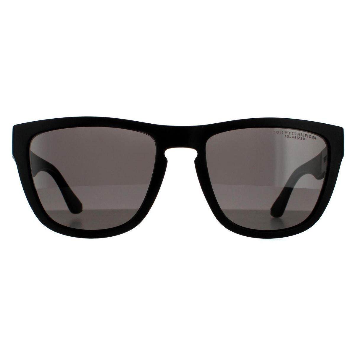 Matte Schwarze Quadratische Polarisierte Sonnenbrille
