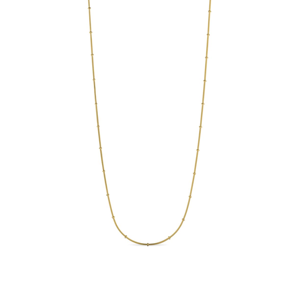 Zarte Halskette mit Perlen Gold