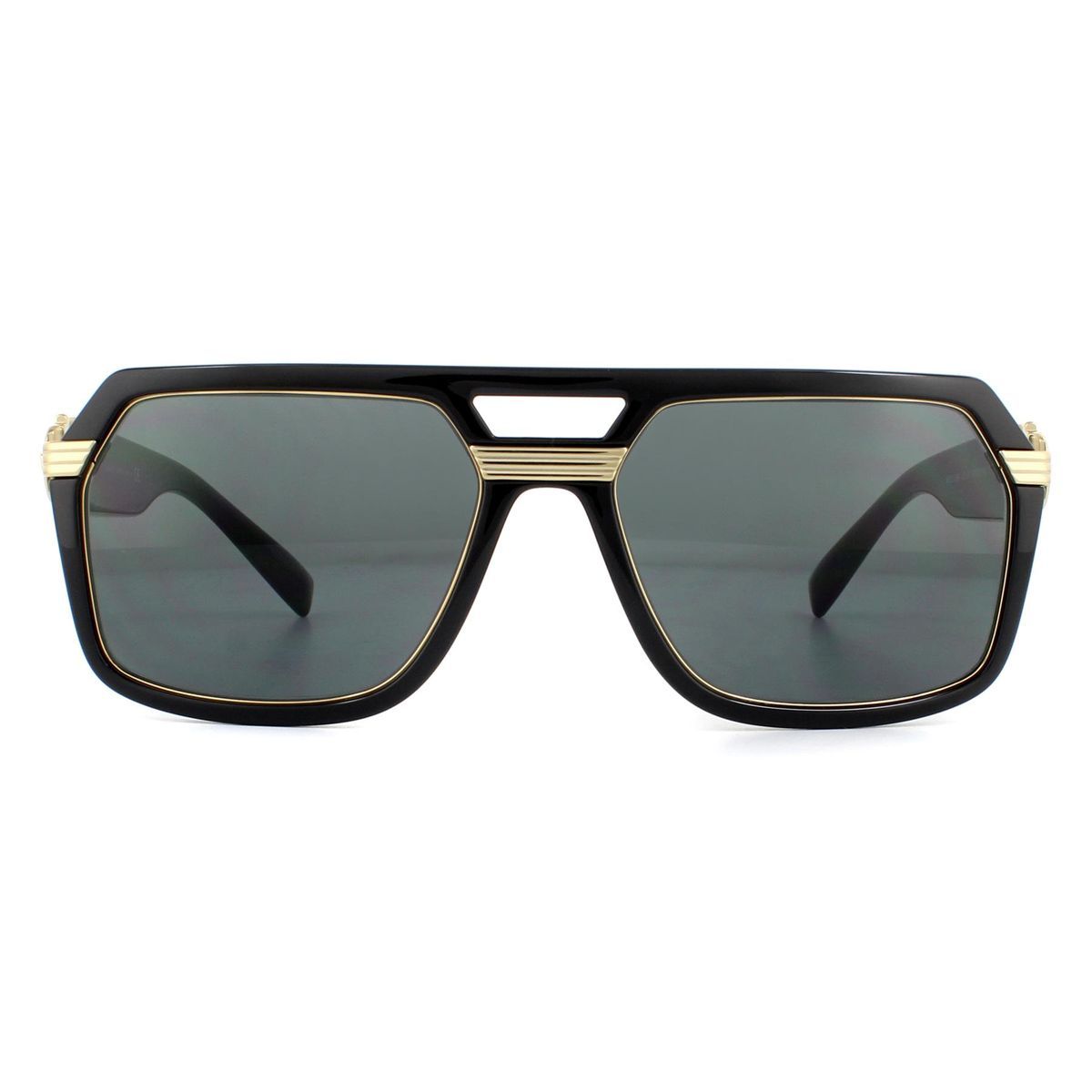 Extravagante Aviator-Sonnenbrille mit Metalldetails