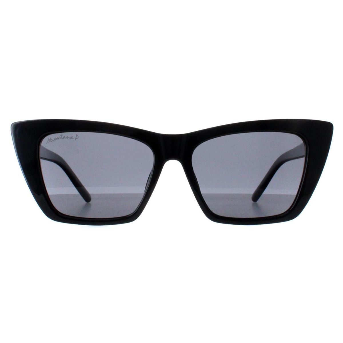 Elegante Cat-Eye-Sonnenbrille mit dunklen Gläsern