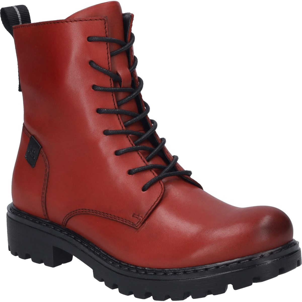 Leder Schnürstiefeletten