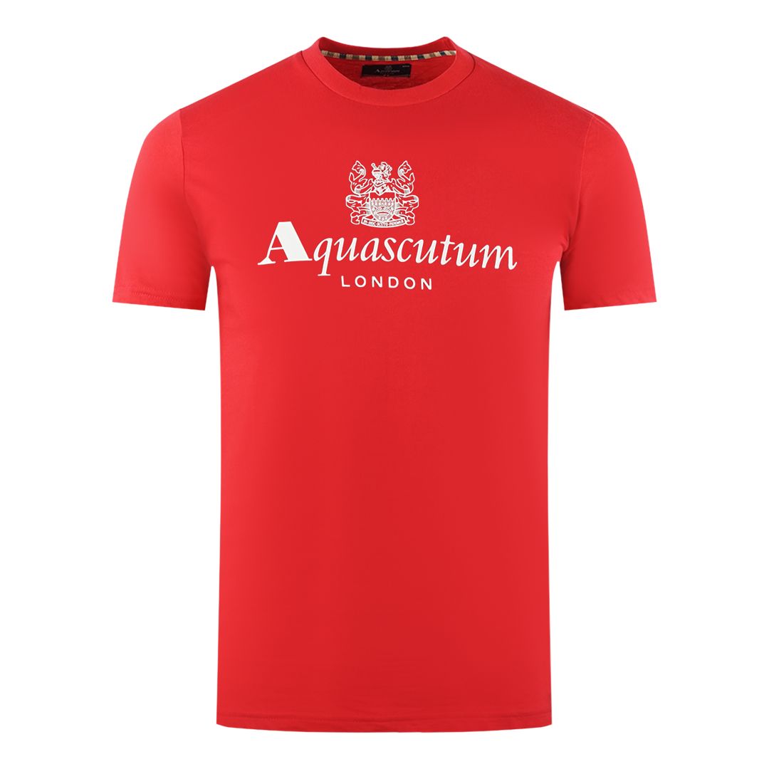 Baumwoll T-Shirt mit Logo-Grafik