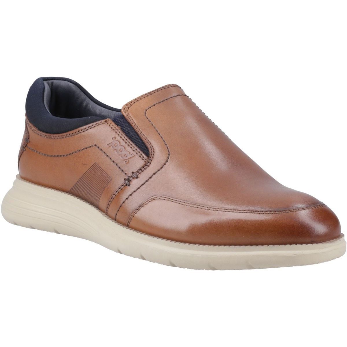 Pod Holden Leder/Textil Herren Turnschuhe Cognac
