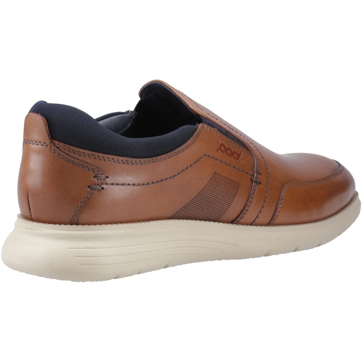 Bequeme Leder-Slipper im Sneaker-Stil