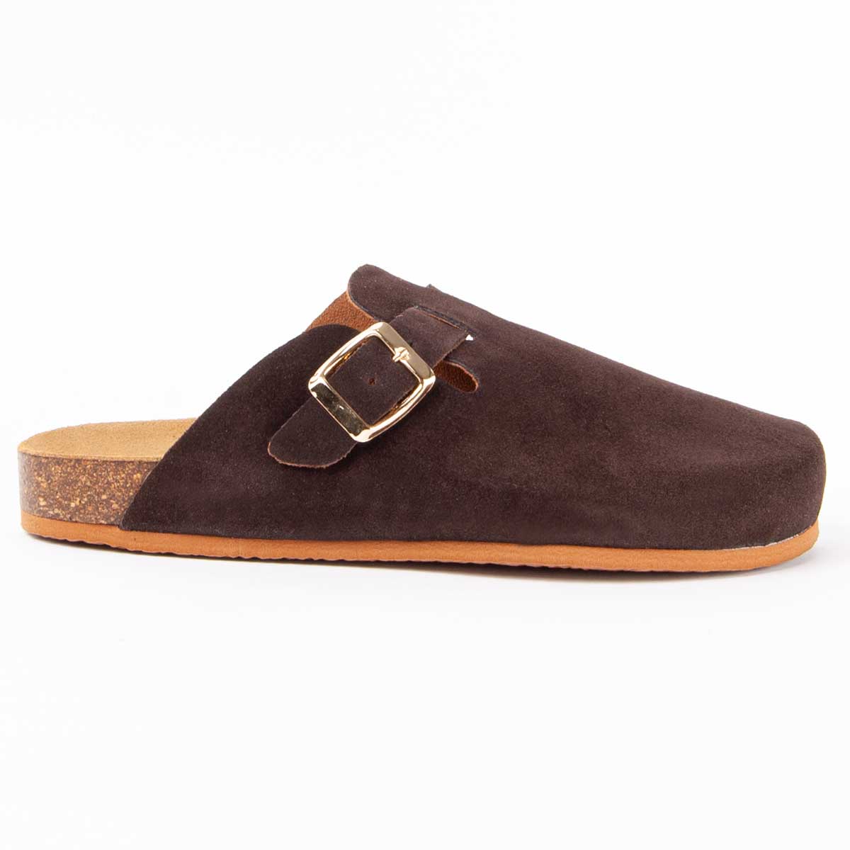 Wildleder Clog Pantolette
