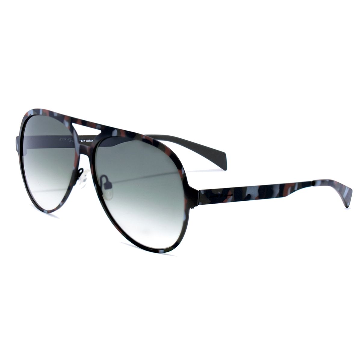 Aviator Sonnenbrille mit gemustertem Rahmen