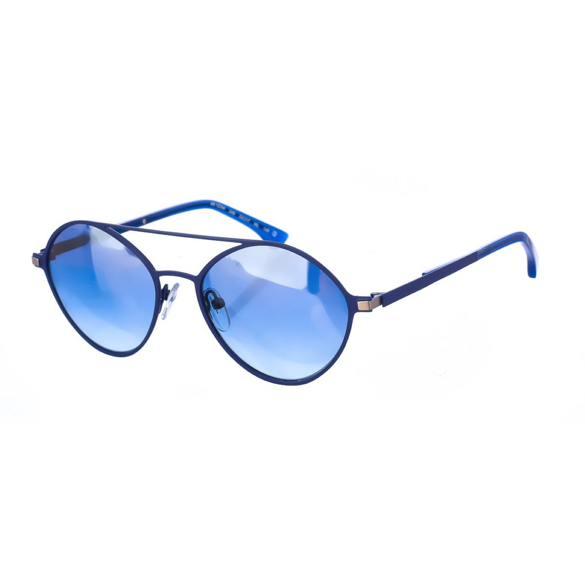 Sonnenbrille in ovaler Form mit Metallrahmen