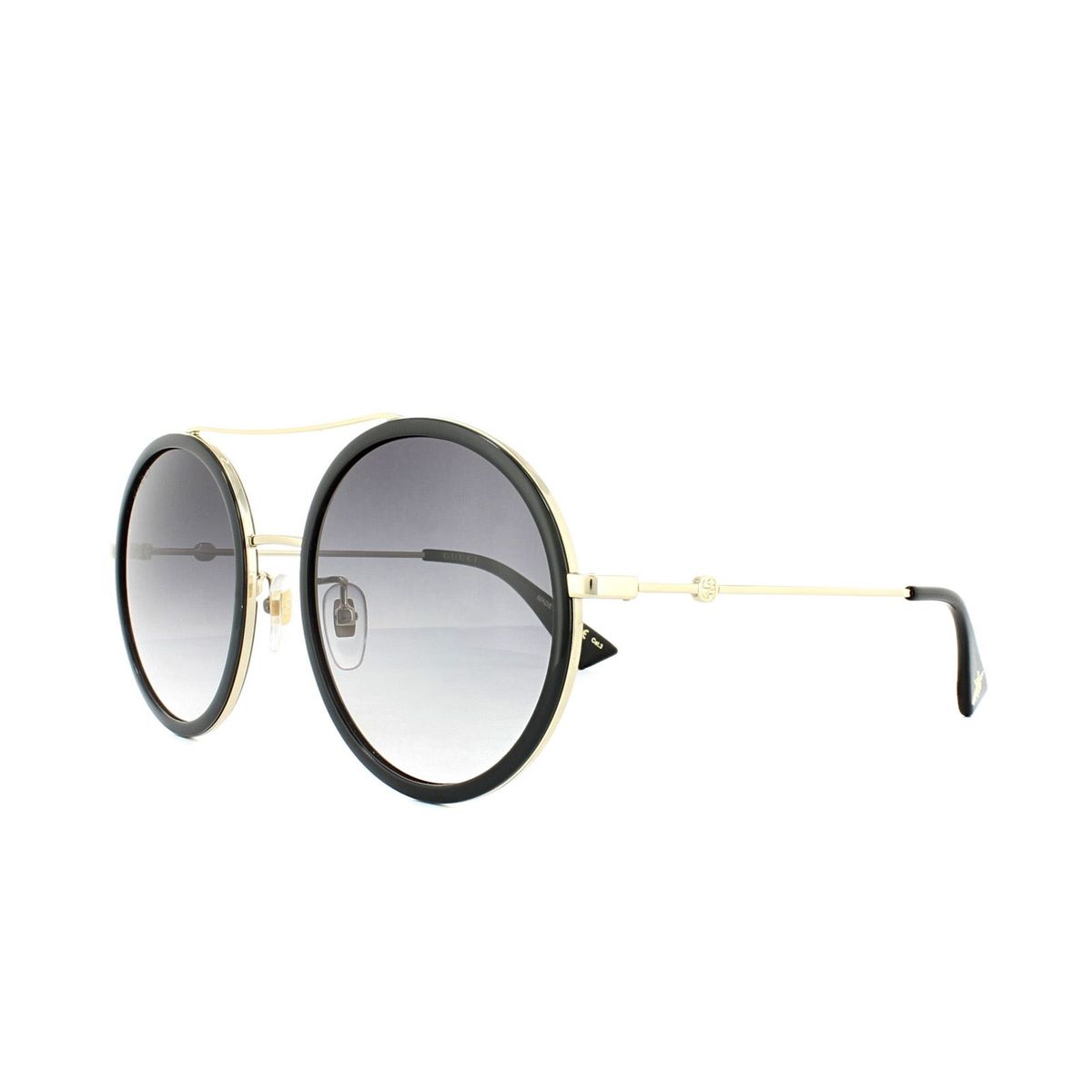 Runde Doppelsteg-Sonnenbrille