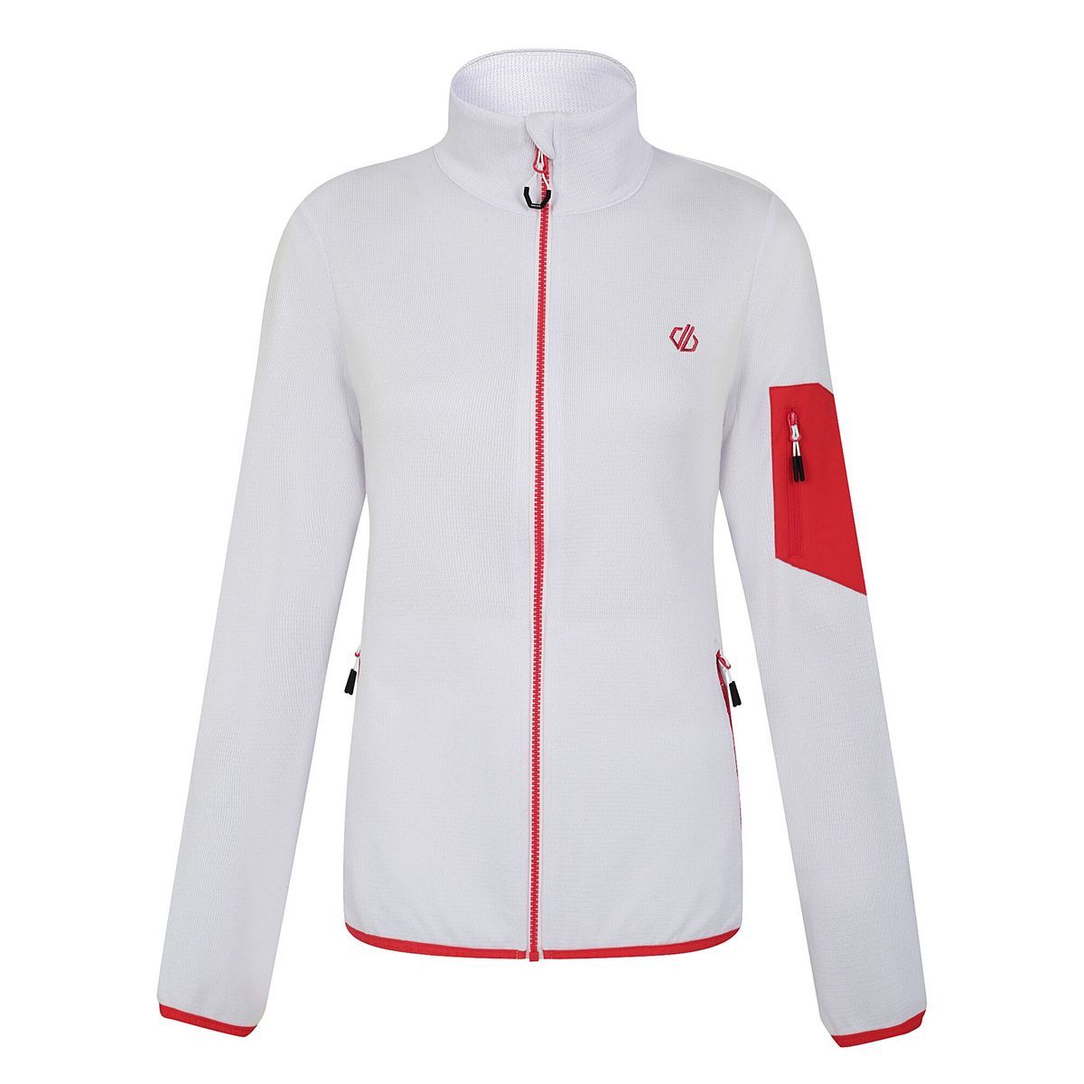 Dare 2B - "Mountain Series" Fleecejacke Durchgehender Reißverschluss für Damen (Weiß)