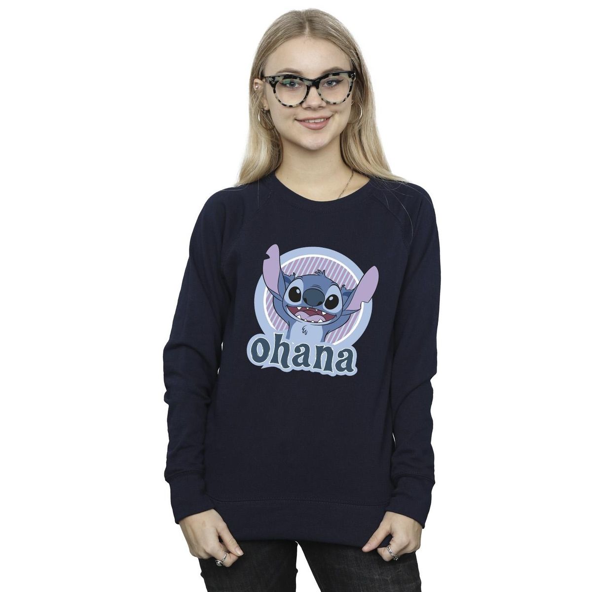 Sweatshirt mit Ohana-Grafikprint