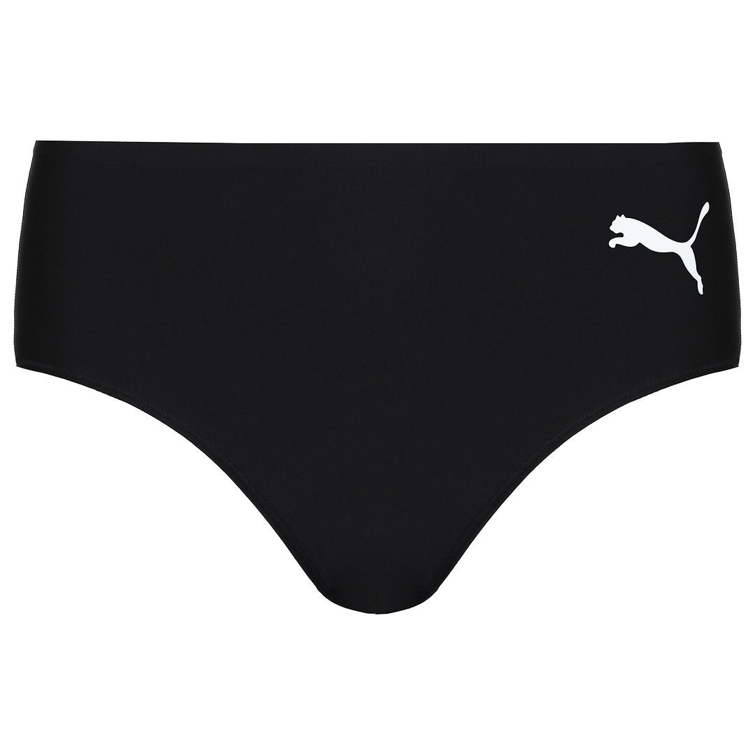 Minimalistische schwarze Badehose