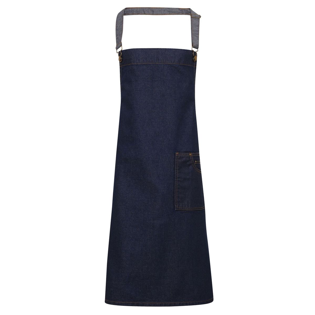 Unisex Indigo Denim Latzschürze