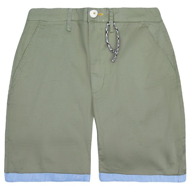 Chino-Shorts mit normaler Passform und Kordelzug