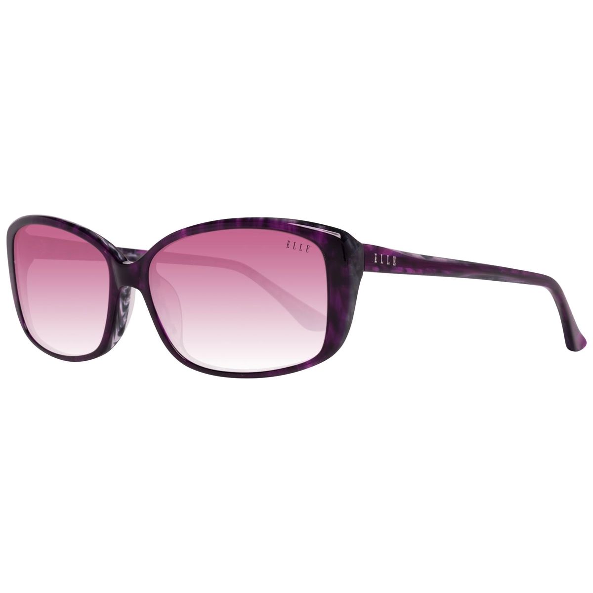 Lila übergroße Sonnenbrille mit quadratischem Rahmen