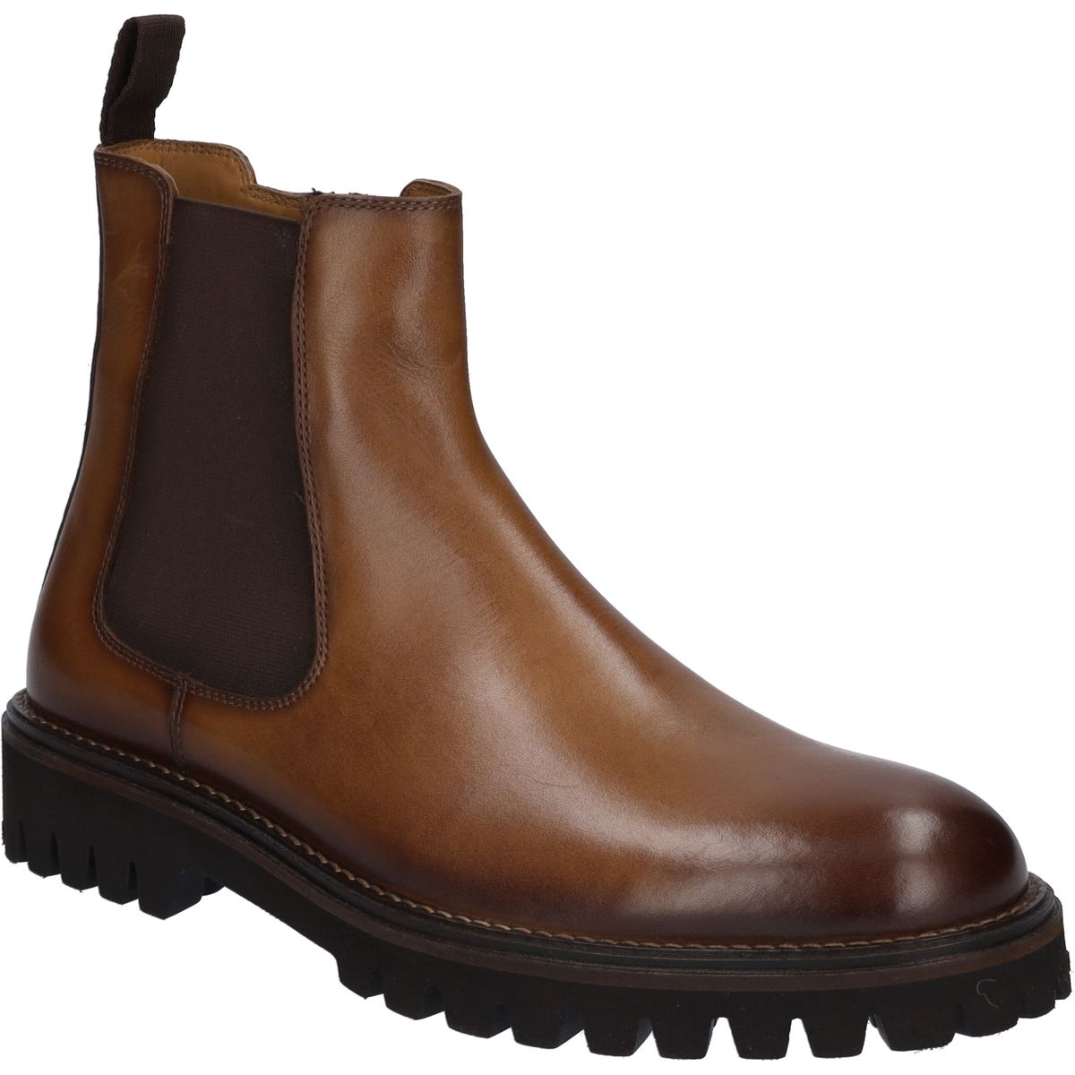 Herren Chelsea Leder Stiefelette