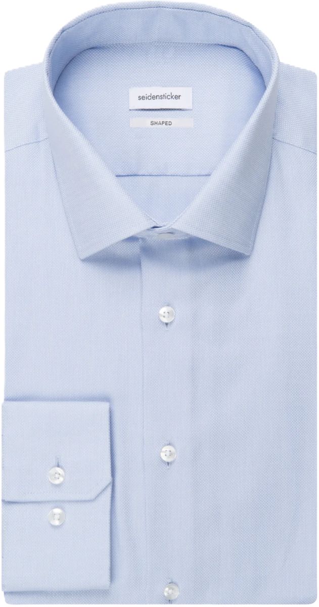 Klassisches hellblaues Businesshemd