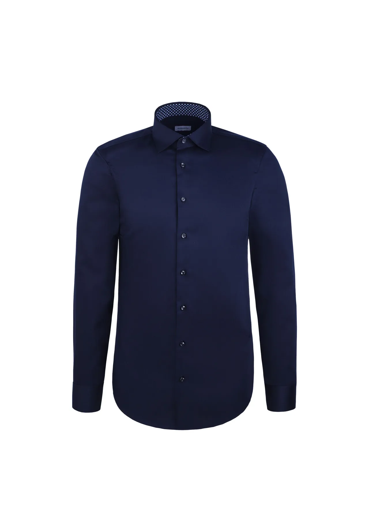 Klassisches marineblaues Businesshemd Langarm