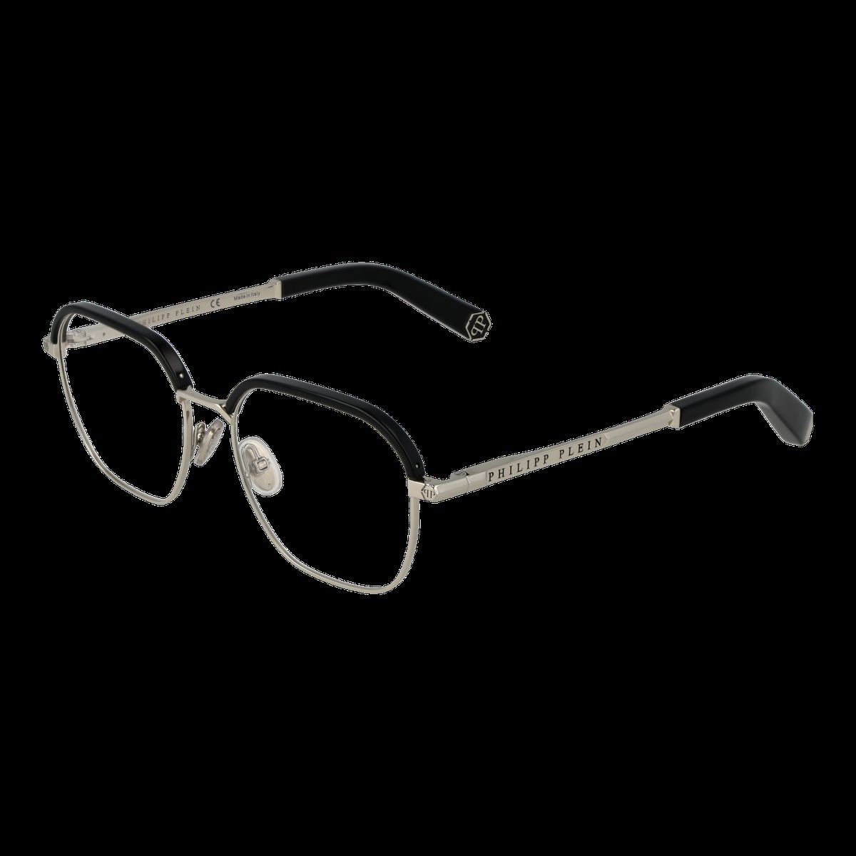 Browline Brille mit Metallrahmen