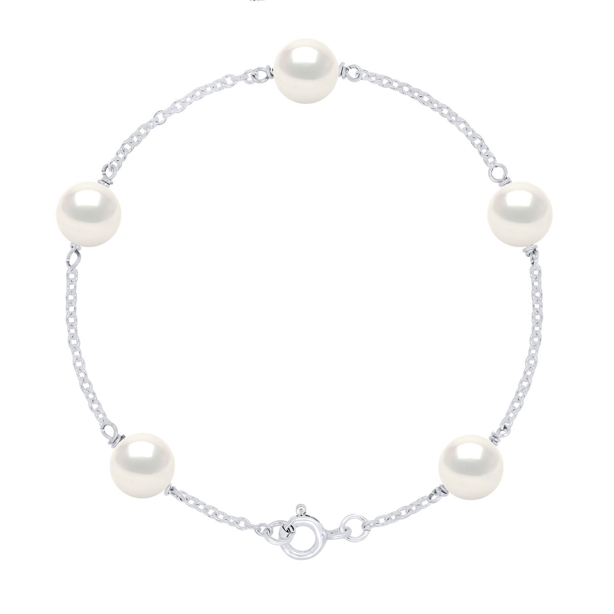 Perlenarmband Sterlingsilber