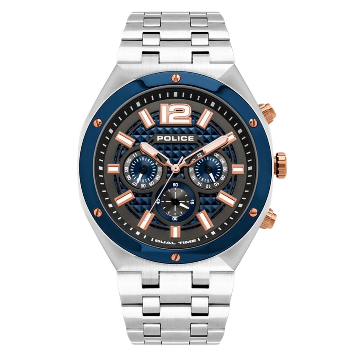 Chronograph Uhr mit Edelstahlarmband