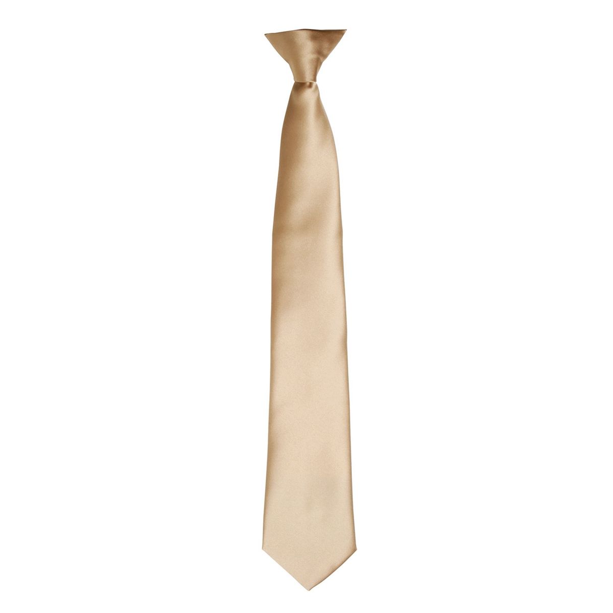 Herren Satin Clip-Krawatte