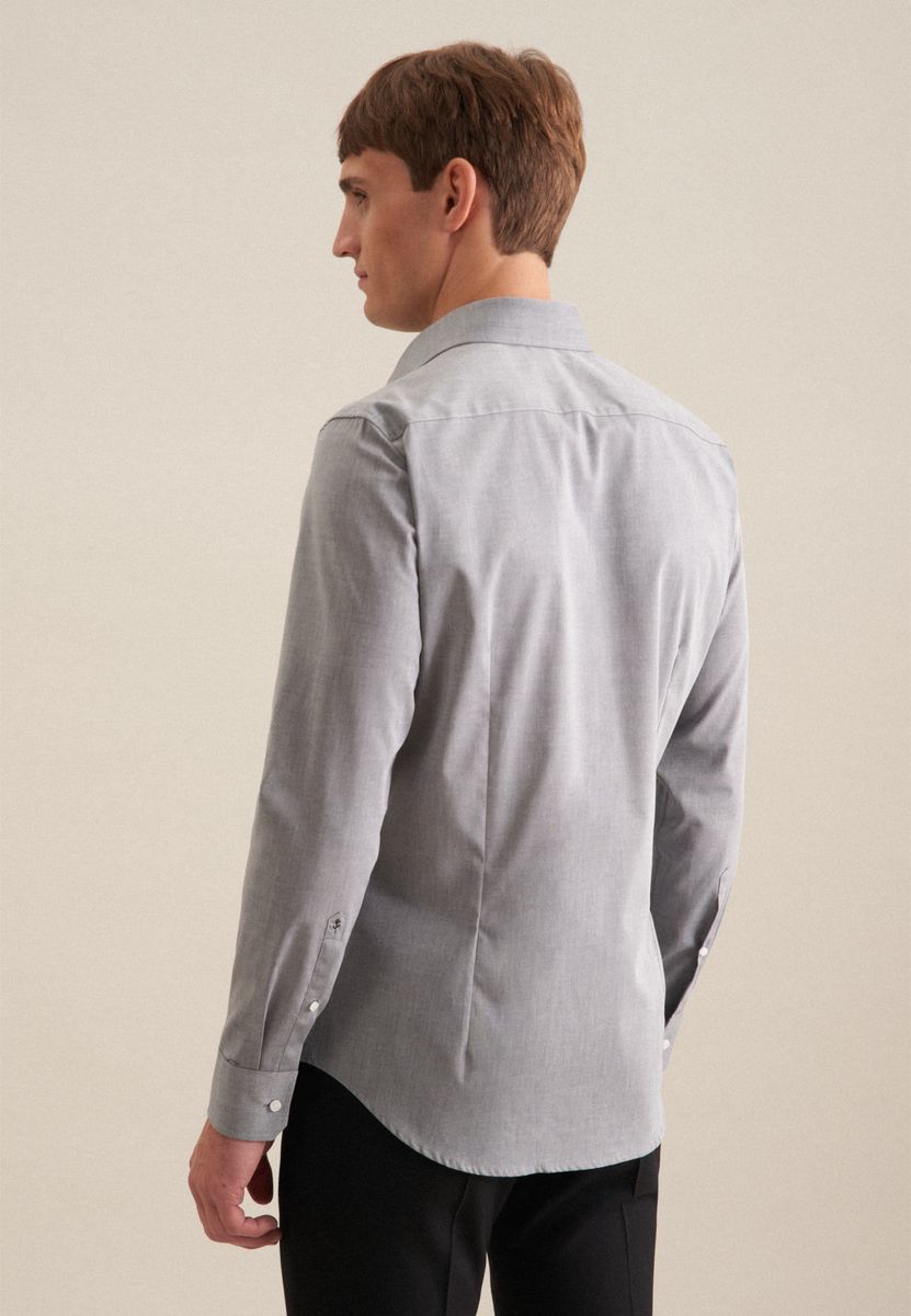 Slim Fit Business Hemd Langarm