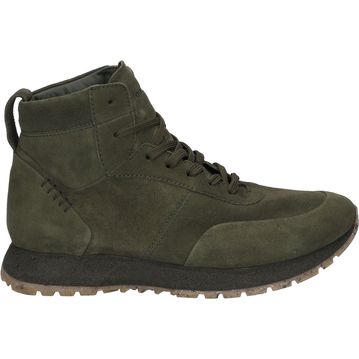 High-Top Schnür-Sneaker aus Wildleder