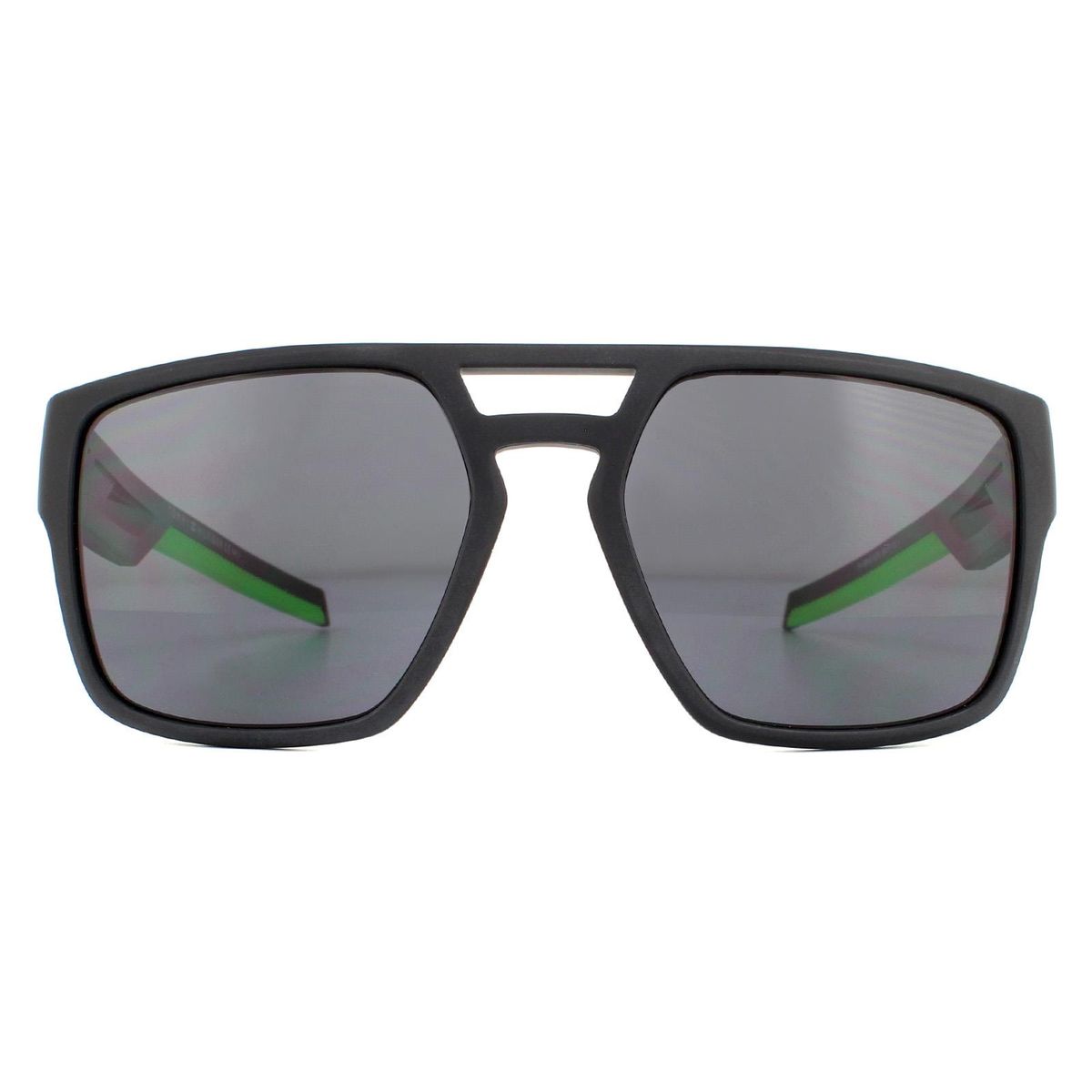 Matte Schwarze Rechteckige Sonnenbrille